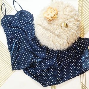 Navy romper dress